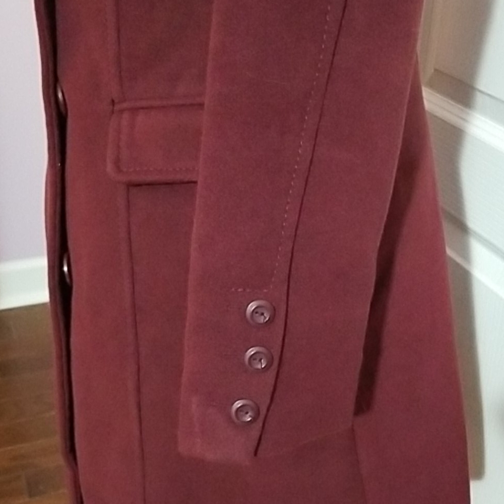 🌬 NEW Women's Classic Double Breasted Coat with Pockets - Picture 7 of 17